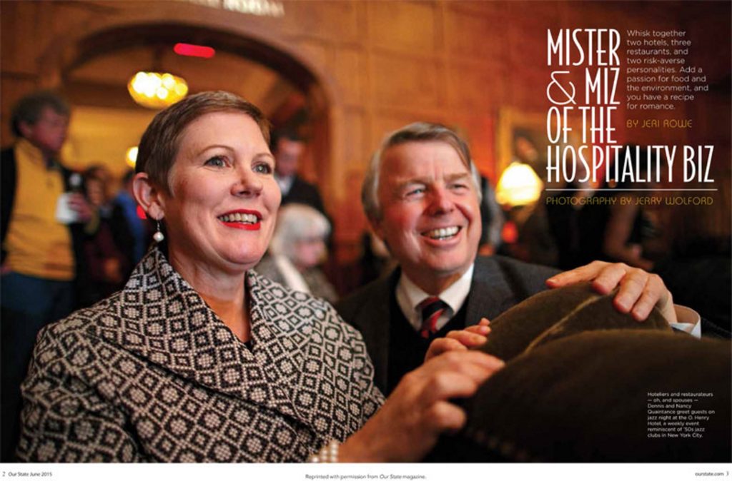Our State Magazine Mister and Miz of the Hospitality Biz