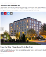 Southern Living Best Hotels in the South, Proximity Hotel
